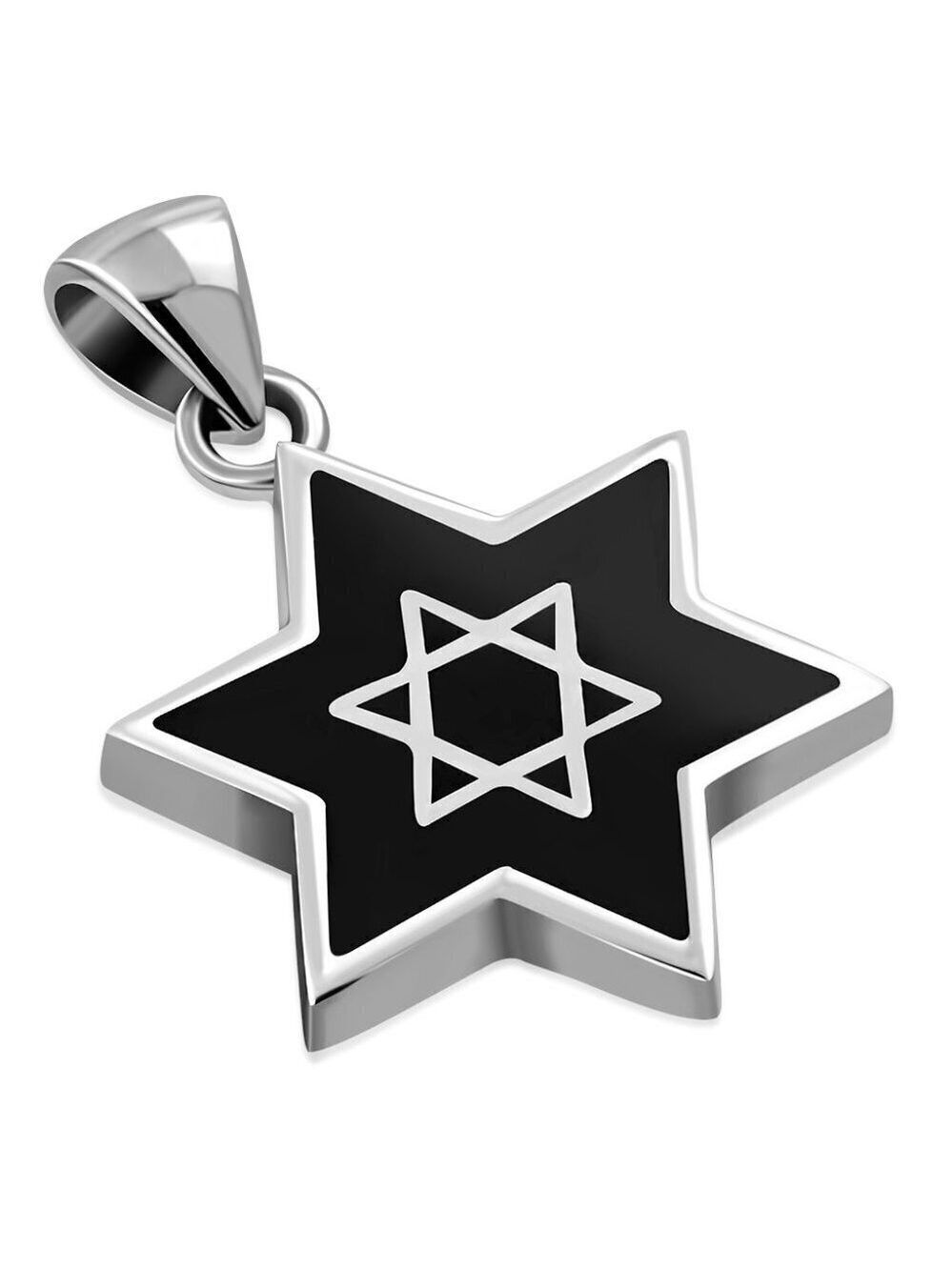 Pendan𝅺t--Men's/Unisex Star of David in